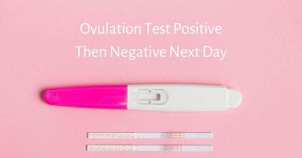 ovulation test positive then negative next day