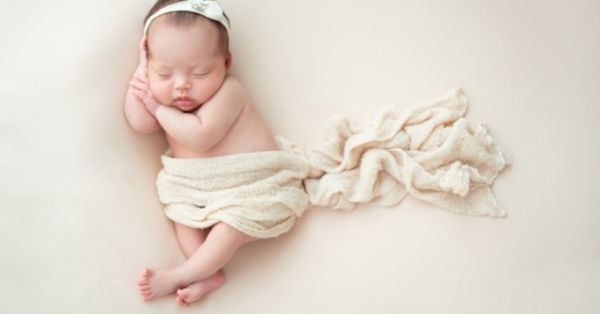 Baby Ear Folding While Sleeping