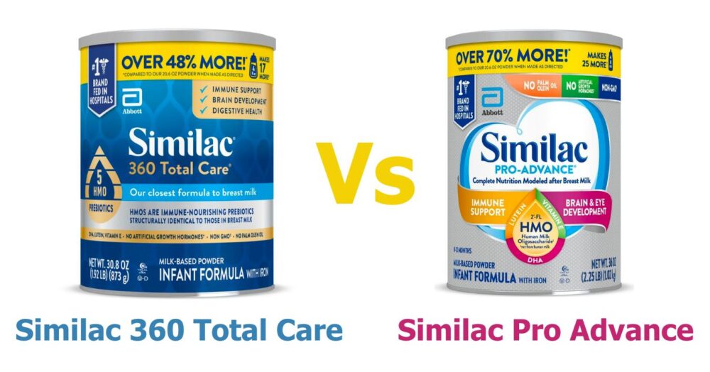 Difference Between Similac Pro Total Comfort And Pro Advance Similac 360 Total Care Vs Pro Advance - Which Reigns Supreme?