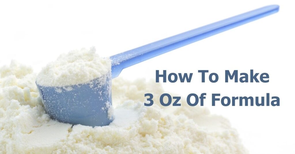 How To Make 3 Oz Of Formula