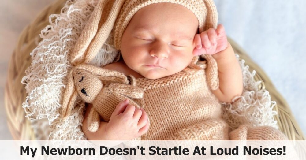 My Newborn Doesn't Startle At Loud Noises Normal or Concern?