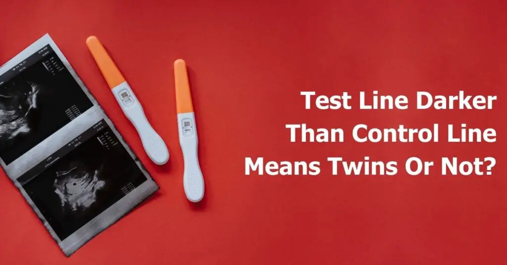 Test Line Darker Than Control Line Mean Twins