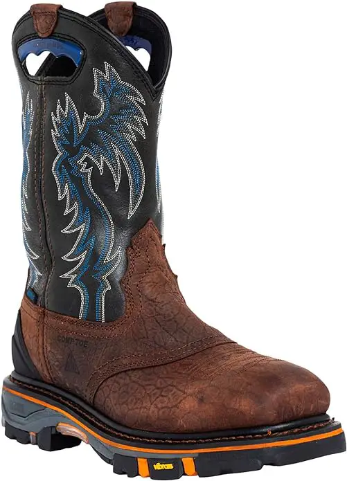 2. Cody James Men's Decimator Waterproof Cowboy Work Boot Nano Composite Toe - DBP-2 - $224