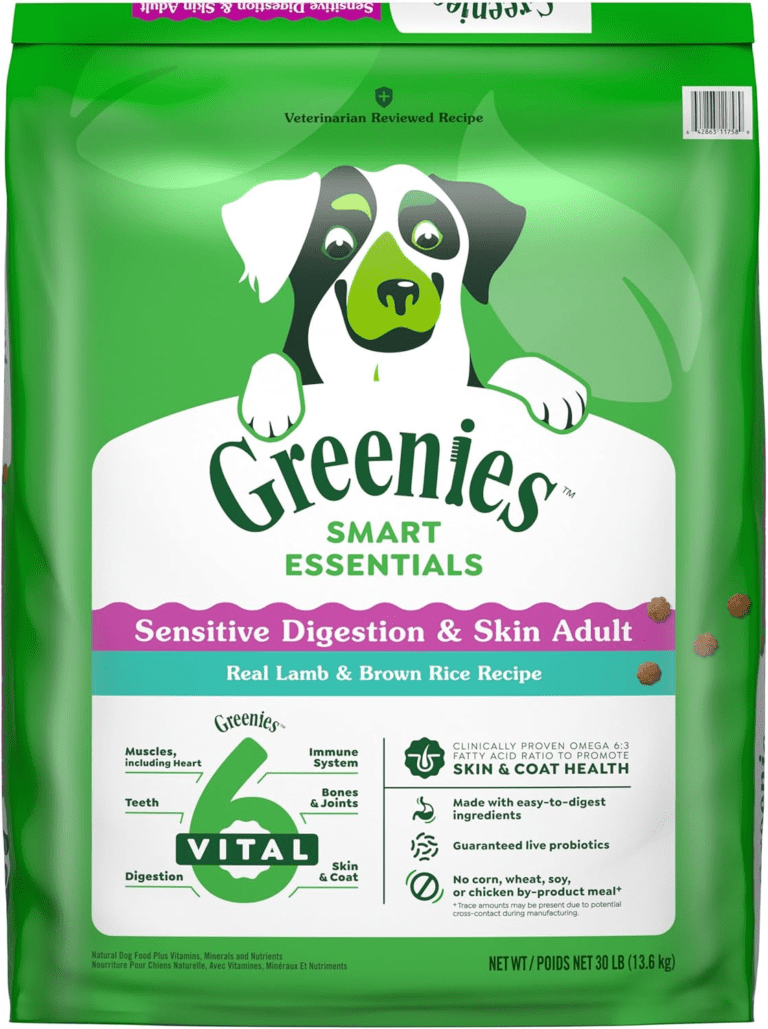Image showcasing Greenies Dog Food Reviews: Real Lamb, Real Results